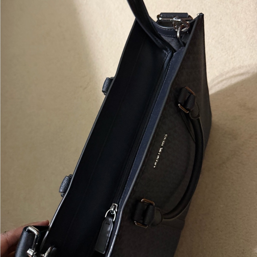 Michael Kors Blue Black Tote Bag - Picture 8 of 9